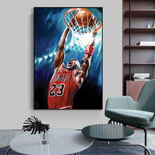 Charger l&#39;image dans la galerie, Toile Kobe Bryant, Michael Jordan, LeBron James - Basketball
