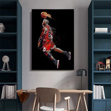 Charger l&#39;image dans la galerie, Toile Michael Jordan - Basketball
