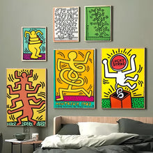 Charger l&#39;image dans la galerie, Toile Keith Haring - Street art
