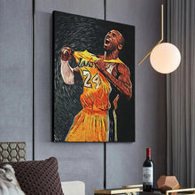 Charger l&#39;image dans la galerie, Toile Kobe Bryant, Michael Jordan, LeBron James - Basketball
