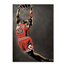 Charger l&#39;image dans la galerie, Toile Michael Jordan - Basketball
